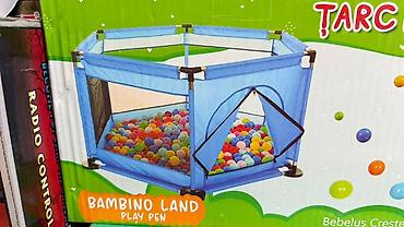 Игровые манежи: Детский игровой манеж Baby Game Fence / Bambino Land - Возраст: от 6 — 3