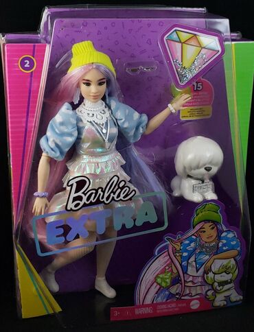 vector robot qiymeti: Barbie extra yenidir 
qiyməti 50 manat