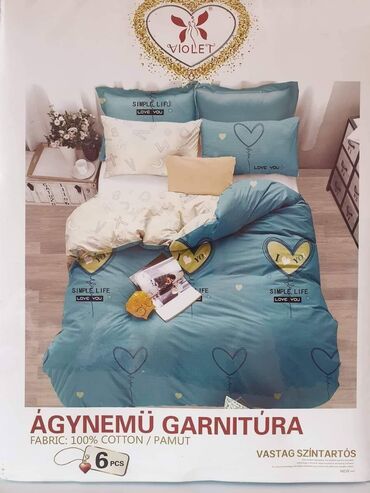 Posteljina: Pamucna posteljina 100% pamuk Set sadrzi: 6 delova: Jorganska — 17