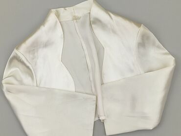 białe dzianinowe spodnie: Women's blazer S (EU 36), condition - Good