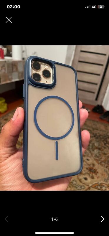 Apple iPhone: IPhone 11 Pro, Б/у, 256 ГБ, Золотой, Наушники, Зарядное устройство, Защитное стекло, 92 %