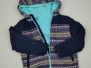 czarny top z piórami: Transitional jacket, Young Style, 9 years, 128-134 cm, condition - Very good