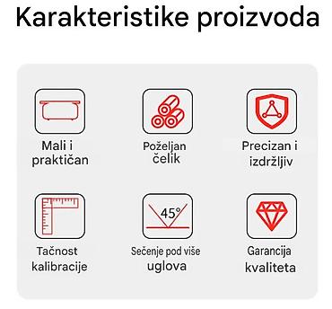 Ostali alati i mašine: Nova mala stona testera snaga 96W. Ima laserski izgravirane podeoke za — 3