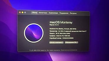 macbook pro 2016: Apple MacBook 15 2015 Процессор: i7 2,2 GHz ОЗУ: 16гб SSD: 256 гб — 7