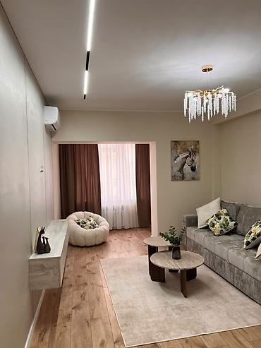 Продажа квартир: 2 комнаты, 72 м², Асанбай мкр Элитка, 6 этаж, Дизайнерский ремонт — 8