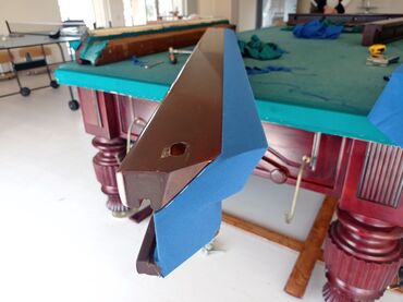 Bilyard masaları: - Bilyard masalarının satışı və təmiri. - Zamanla bilyard masası da — 6