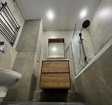 Укладка плитки: Подготовка стен для грунтовки, Резка плитки, Гидроизоляционные работы | Зеркальная плитка, Керамогранитая плитка, Мозаичная плитка | Раскладка ковром, Диагональная укладка, Раскладка в разбежку Больше 6 лет опыта — 4