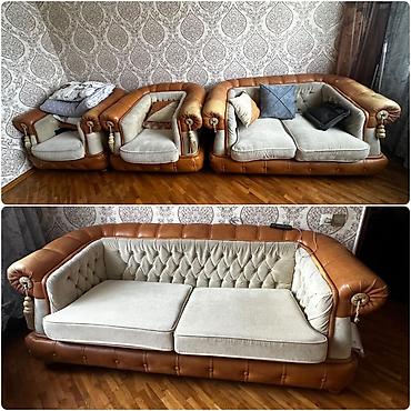 İşlənmiş, Divan, 2 kreslo, Divan