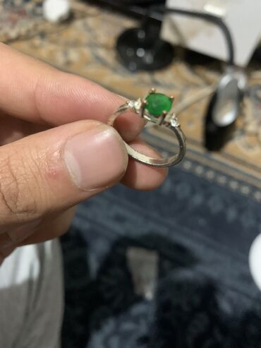 Серебряные кольца: Кольца (набор) 1) Женское кольцо с фиолетовым камнем Женские кольца — 6