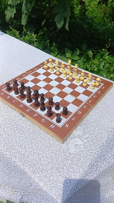Оюнчуктар: Шахматы деревянные — 1