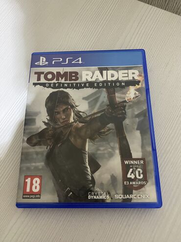Oyun diskləri və kartricləri: Rise of the Tomb Raider, Macəra, İşlənmiş Disk, PS4 (Sony Playstation 4), Ünvandan götürmə