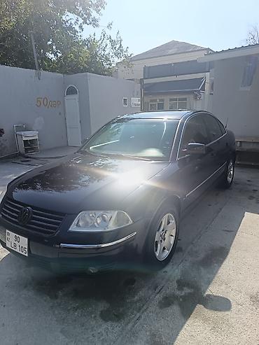 vaz hisseleri: Volkswagen Passat sedan – qara rəng, AZ nömrə nişanı “90 LB 105” — 9