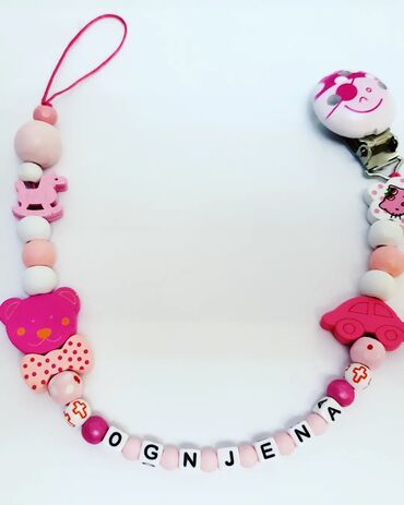 Ostale dečije stvari: Cene drvenih lančića su 600 din . Porucite personalizovani drveni — 8