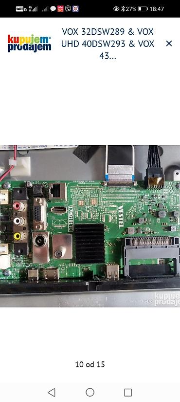 Aksesoari za TV i video: VOX LED televizori – delovi i ploče Dostupni delovi i oznake sa — 10