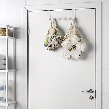 Шопперлер: IKEA KUNGSFORS Сетчатые сумки 2шт. бежевого цвета - Материал: 100% — 3