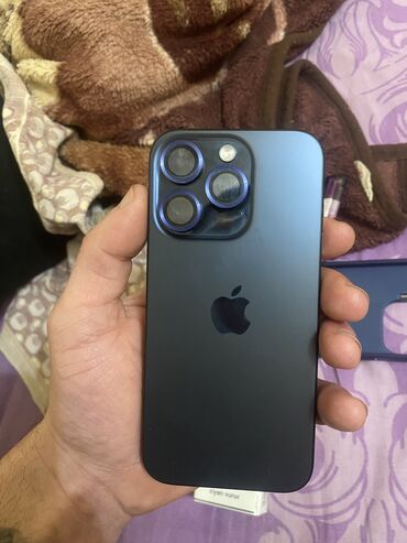 Apple iPhone: IPhone 15 Pro, 128 GB, Blue Titanium