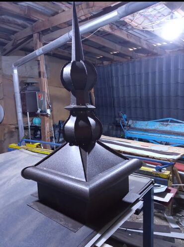 Digər dam örtükləri: Metal dam örtüyü elementləri – dekorativ başlıqlar və baca başlıqları — 6