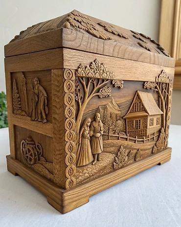 Нарды: Нарды с художественной резьбой - Эксклюзивные резные нарды с богатым — 17