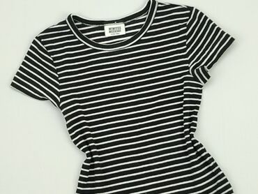 bluzki w paski biało czarne: T-shirt, XS, stan - Dobry