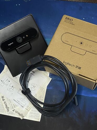 домашний компьютер: Продам топовую веб-камеру: «Logitech BRIO 4k Pro» ✅разрешение видео