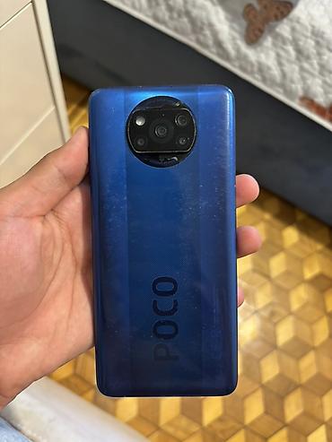 bakcell gizli nomre: Poco X3 NFC, rəng - Mavi, Barmaq izi — 1