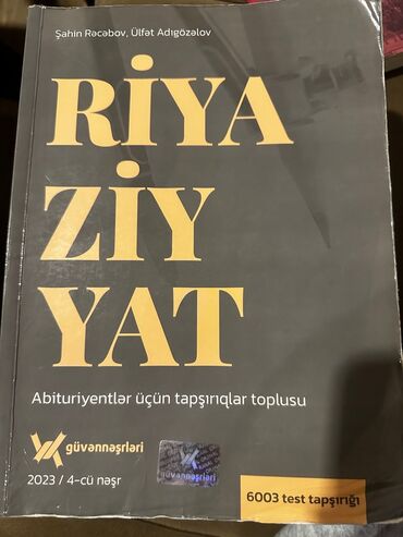 abituriyent jurnali 2024 qiymeti: Riyaziyyat Güvən abituriyentlər üçün tapşırıqlar toplusu yazığı