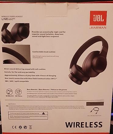 Qulaqcıqlar: Yeni Simsiz (Bluetooth) Qulaqcıqlar, JBL, rəng - Qara — 3