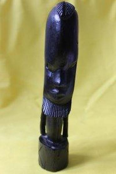 Figure: STARA DRVENA AFRIČKA FIGURA MUŠKARCA, RARITET, RUČNI RAD | Стара — 16