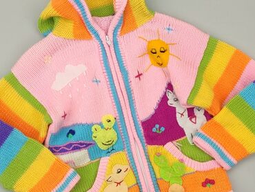 granatowy sweterek dla dziewczynki: Sweater, 2-3 years, 92-98 cm, condition - Good