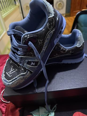 louis: Louis Vuitton Trainer Denim krossovkalar - Model: LV Trainer - — 5