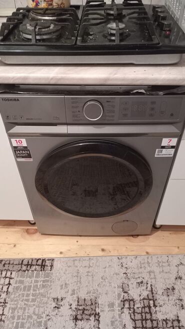 стиральная машина с баком для воды: Стиральная машина Toshiba, 7 кг, Б/у, Автомат