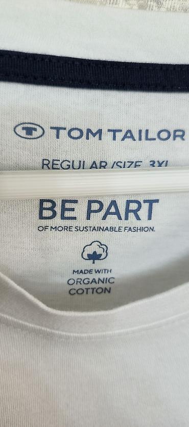 майк: Мужская футболка, Tom Tailor, 2XL, цвет - Белый — 4