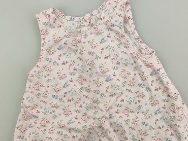 bluzka w kwiaty z bufiastymi rękawami: Bluzka, H&M, 6-9 m, stan - Idealny