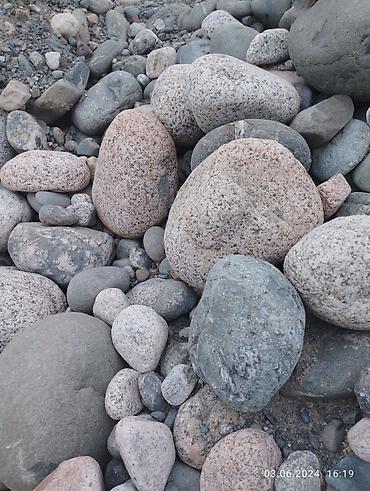 Галька: Таш,Кмини, Отсев, средний грязный смес для бетона Щебень, шебен — 2