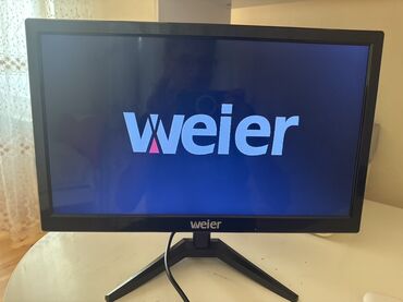 notebook wifi adapter: Weier brendinin qara rəngli monitoru. Bu monitor ev və ofis istifadəsi