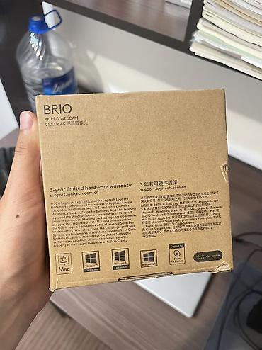 webcam: Веб‑камера Logitech BRIO 4K Pro (C1000e) - Разрешение видео: до 4K — 4