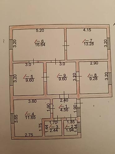 Продажа домов: Дом, 97 м², 4 комнаты, Агентство недвижимости at lalafo.kg — 16 Продажа домов: Дом, 97 м², 4 комнаты, Агентство недвижимости — 16