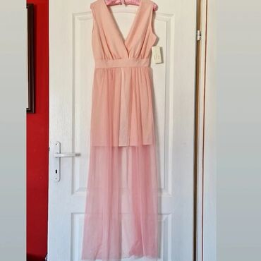 narandžasta haljina: One size, color - Pink, Cocktail, With the straps