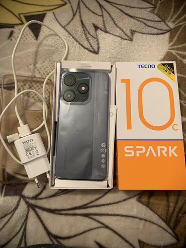 Tecno: Tecno Spark 10C, 128 GB, rəng - Mavi, Sənədlərlə