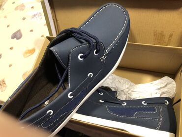 Kişi ayaqqabıları: Norway Originals kişi loafer/boat ayaqqabısı - Rəng: tünd göy (navy)