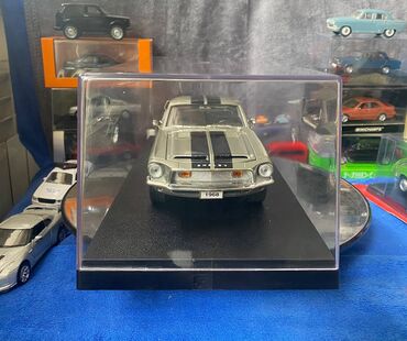 Avtomobil modelləri: Коллекционная модель SHELBY MUSTANG GT500KR silver 1968 Road — 2
