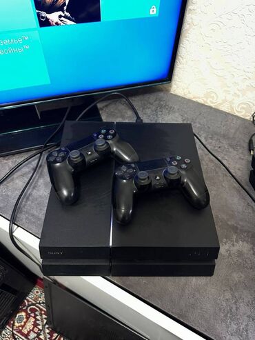взять телевизор в рассрочку: 📦 PlayStation 4 Fat 1000GB 🎮 2 оригинальных геймпада 🔌 Полный комплект