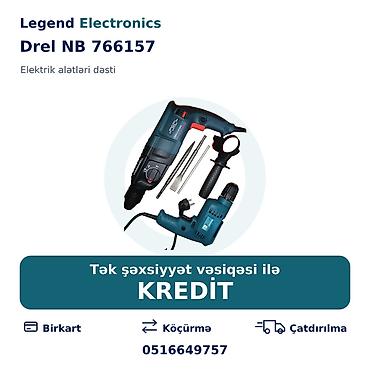 açar dest: Elan başlığı: Drel NB 766157 Elan mətni: Legend Electronics – Drel NB — 1