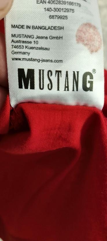 isma mustang: Futbolka, Mustang, 3XL, rəng - Qırmızı — 4