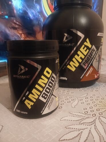 Vitaminlər və BAƏ: Dynamic Whey Protein 2280gr 76 porciya. Dynamic Amino 8000, 300 -da lalafo.az — 3 Vitaminlər və BAƏ: Dynamic Whey Protein 2280gr 76 porciya. Dynamic Amino 8000, 300 — 3