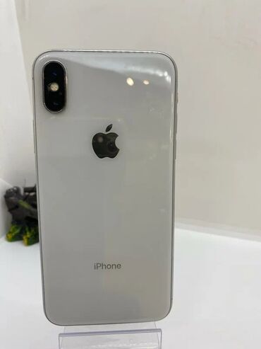айфон x мини: IPhone X, Колдонулган, 256 ГБ, Ак, Коргоочу айнек, Каптама, 76 %