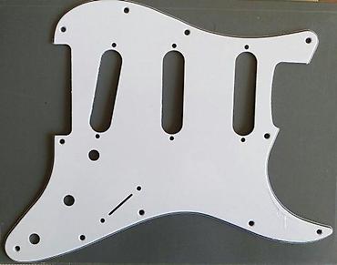 Gitare: PICKGUARD WHITE PERLOID SSS | Slanje po dogovoru ili lično — 3