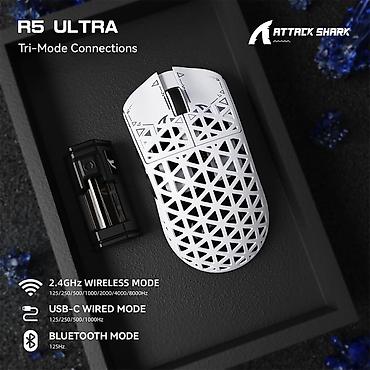 iqravoy: Attack Shark R5 Ultra 8000hz Yeni, qutudan çıxarılmayıb plompu — 1