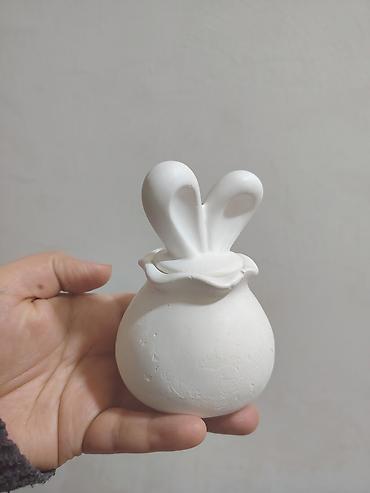 Fiqurlar: Fiqur, Gips, rəng - Ağ — 21