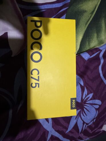 Poco: Poco C75, 128 GB, rəng - Qara, Zəmanət, Barmaq izi, Sənədlərlə